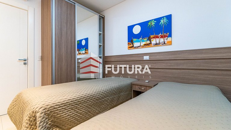 Apartamento 03 dormitórios e vista mar - LA006EF