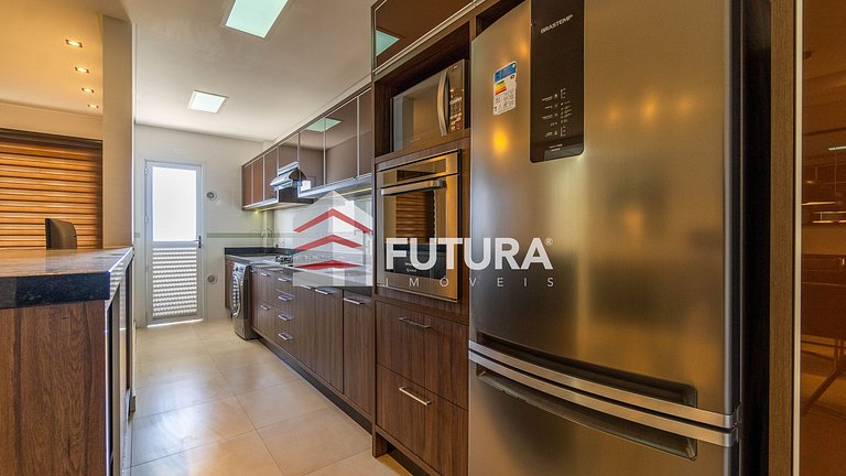 Apartamento 03 dormitórios e vista mar - LA006EF