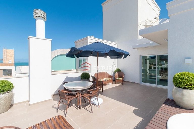 Cobertura Duplex com jacuzzi a 50M do mar- LA005EF