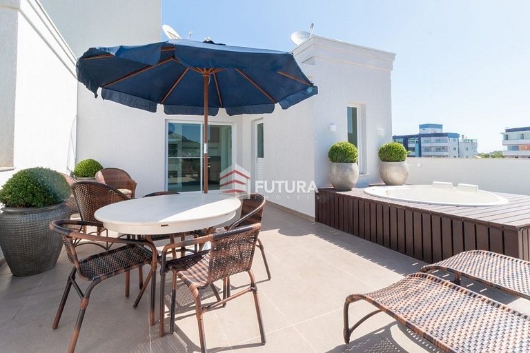 Cobertura Duplex com jacuzzi a 50M do mar- LA005EF