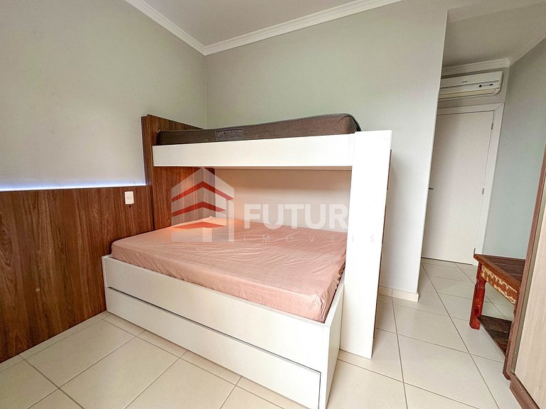 Apartamento 02 dormitórios 120mts da praia;