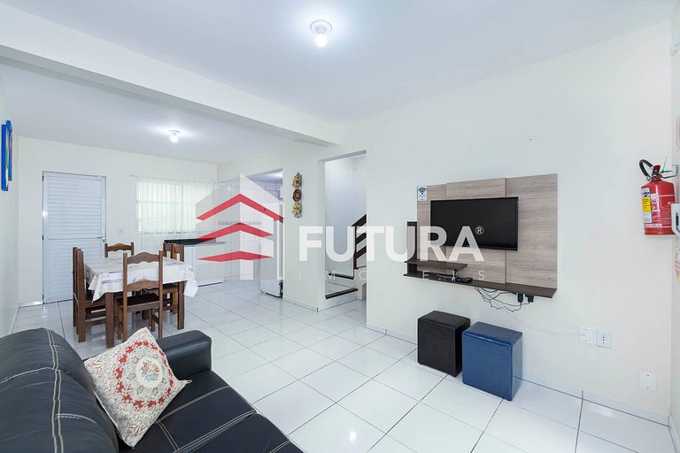 SOBRADO DE 2 DORMITÓRIOS A 180M DA PRAIA - LC123F