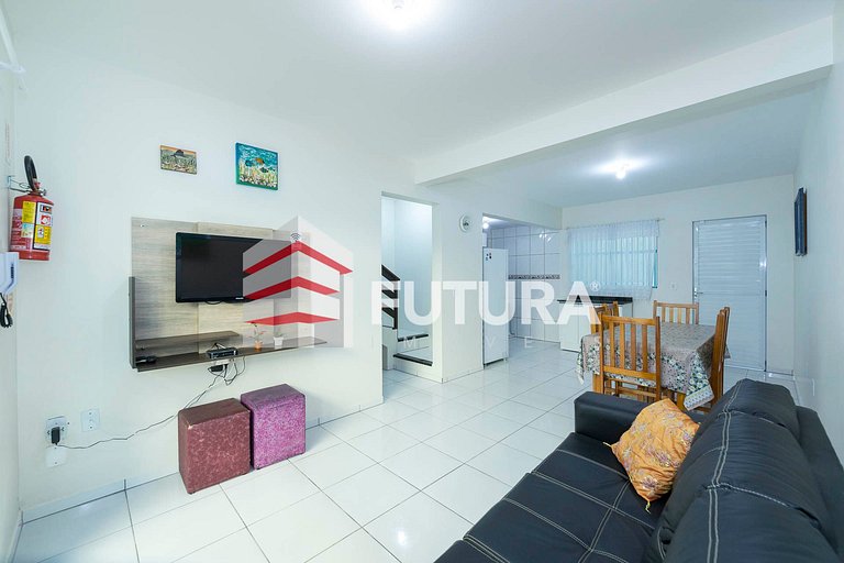 SOBRADO DE 2 DORMITÓRIOS A 180M DA PRAIA - LC124F