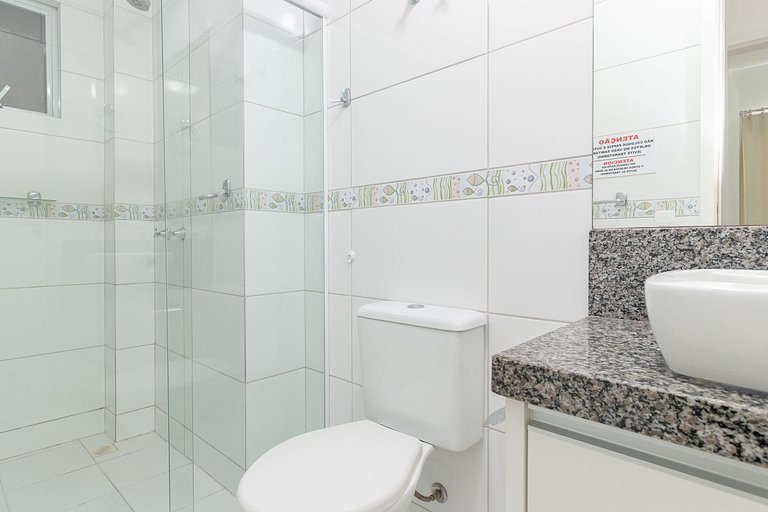 Apartamento 01 dormitórios vista mar - LA215F