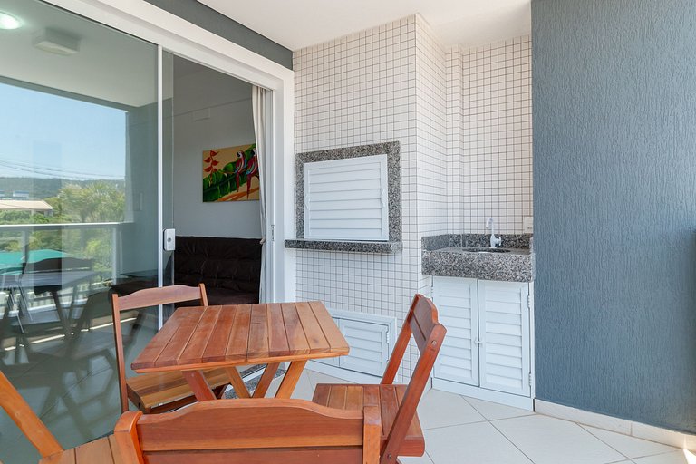 Apartamento 01 dormitórios vista mar - LA215F