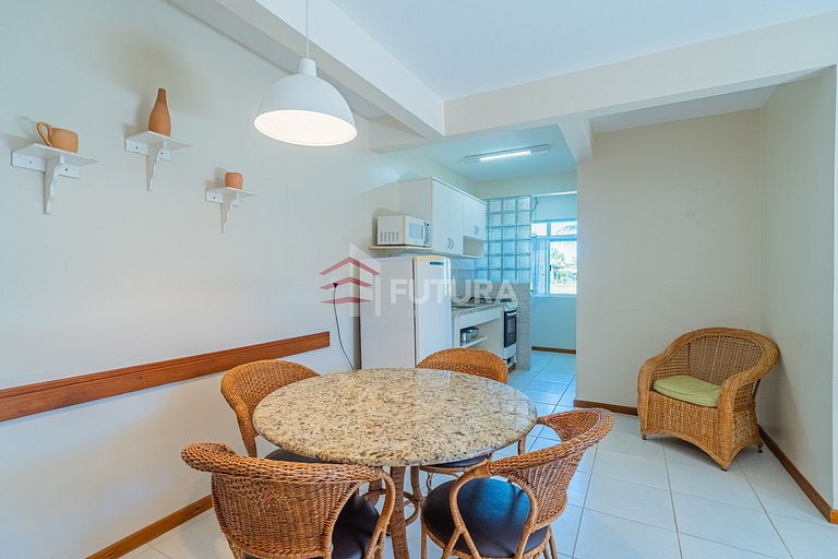 Apartamento 01 dormitorio beira mar;