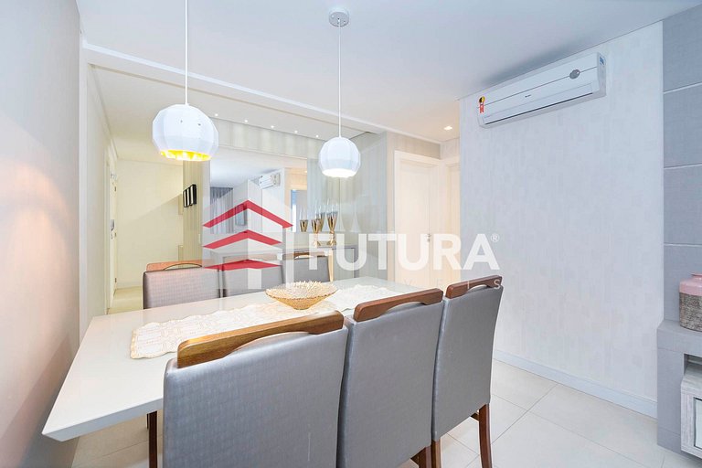 Apartamento 03 dormitórios na praia de Mariscal - LA007EF