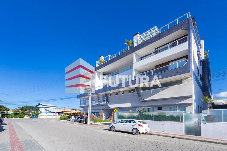 Apartamento 03 dormitórios e vista mar - LA006EF