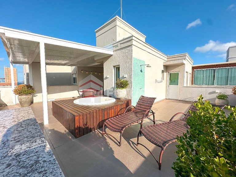 Cobertura Duplex com jacuzzi a 50M do mar- LA005EF