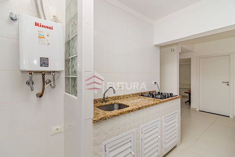 Apto 01 dormitório prox ao mar.